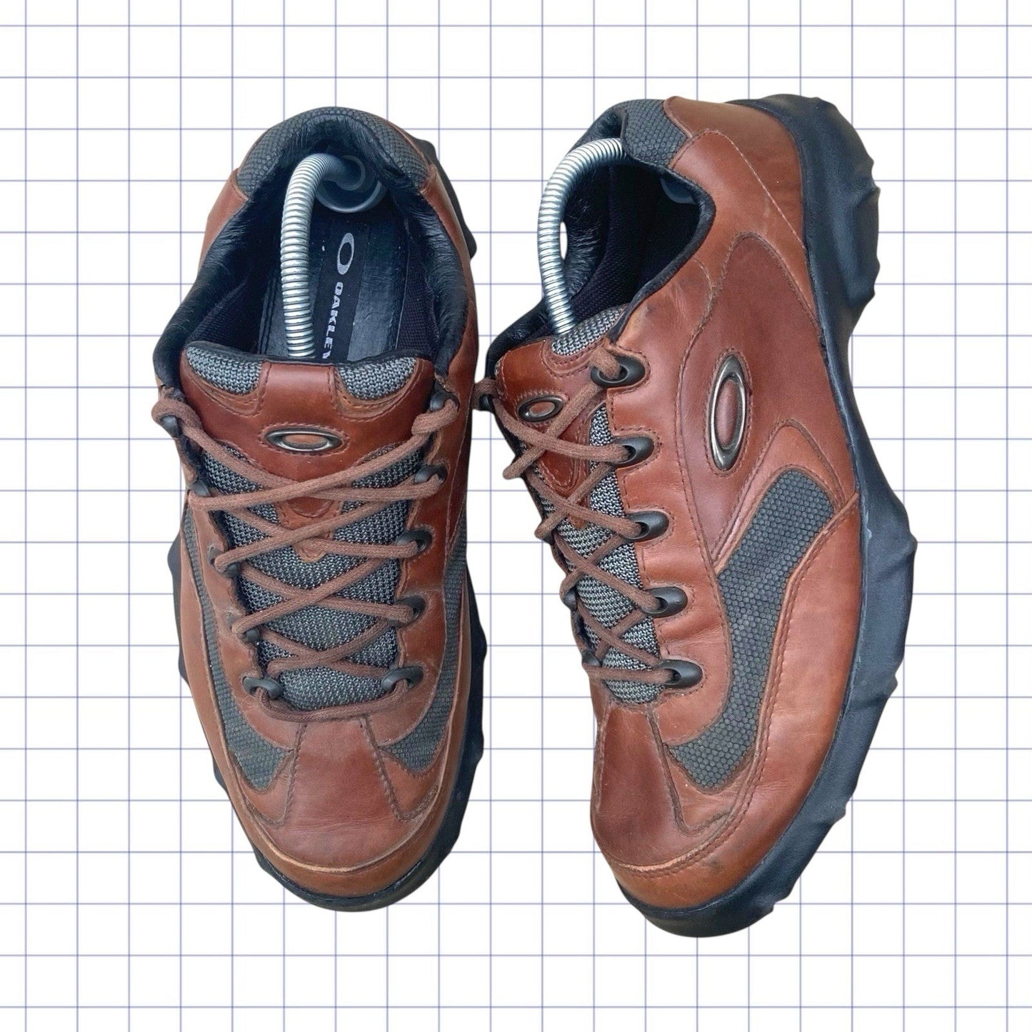 Rare Early 2000s Oakley  Leather Trainers - UK 9