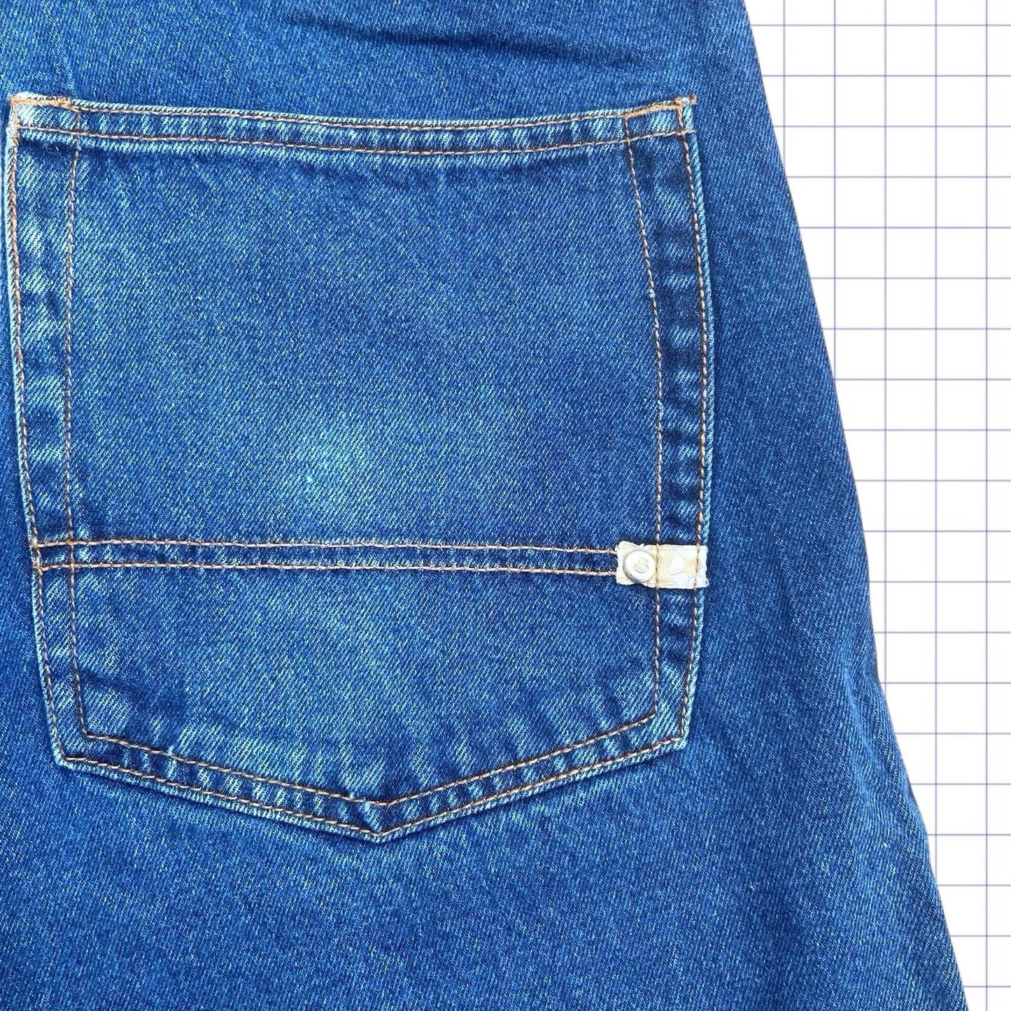 Y2K Southpole Yellow Tab Jorts - 36W