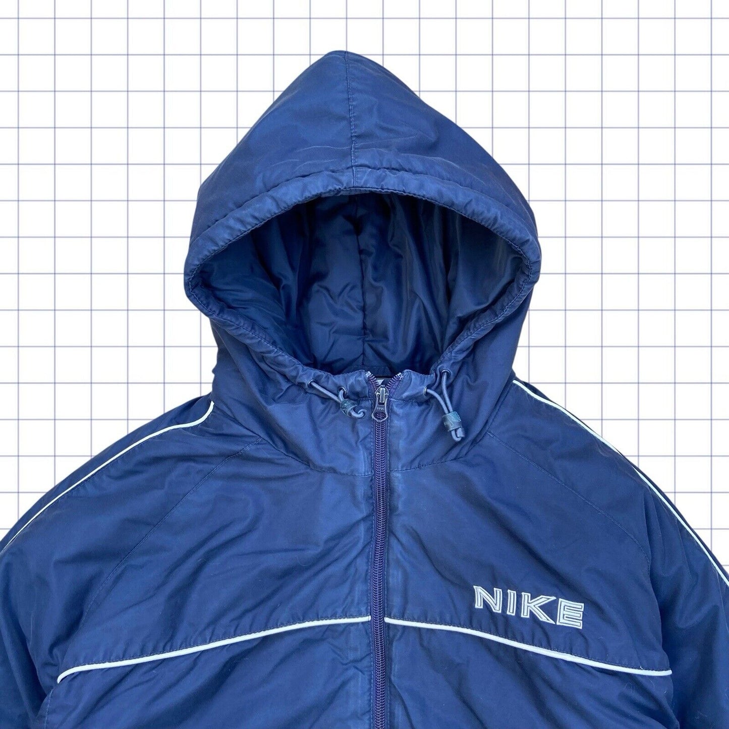 Vintage Nike Spellout Padded Jacket - XL