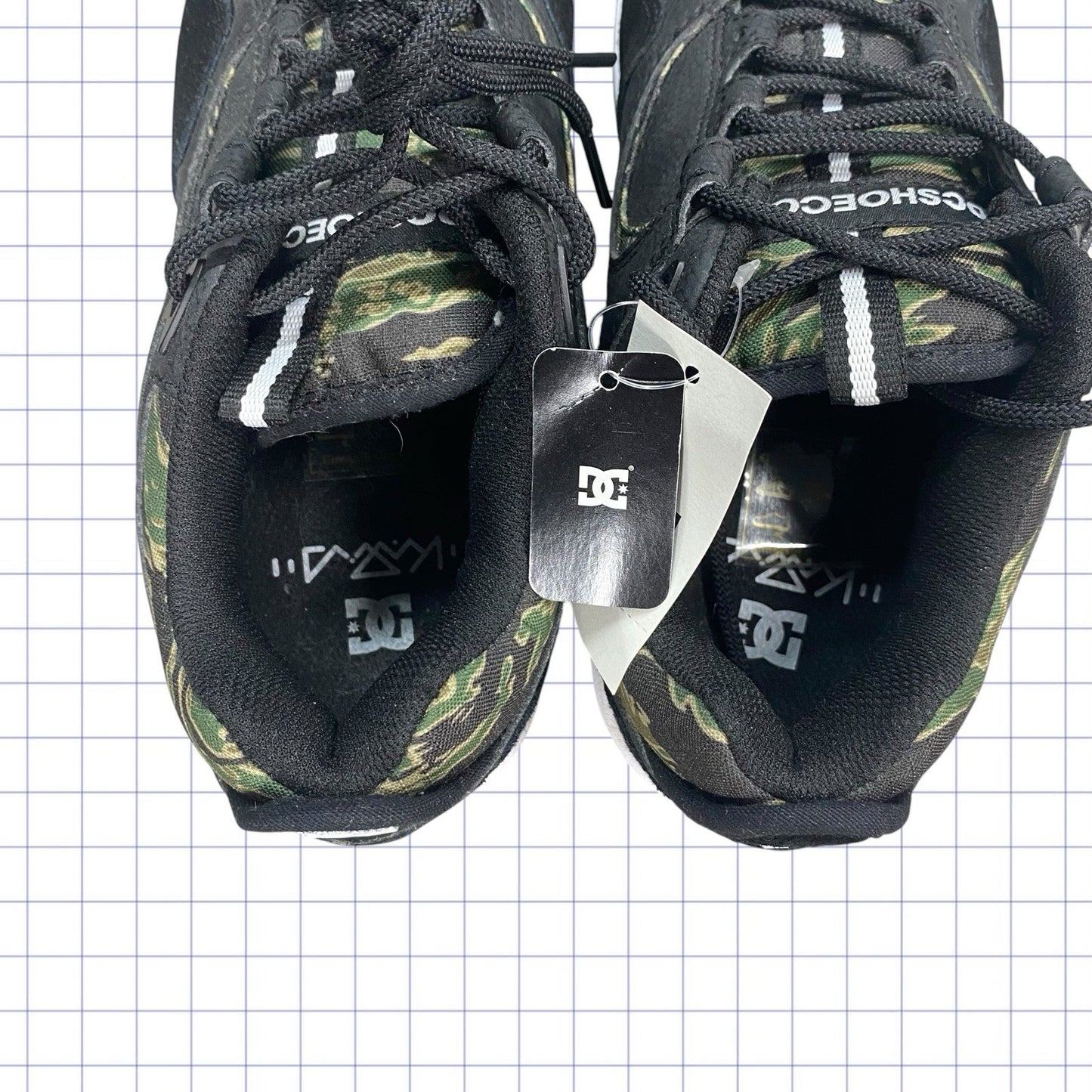 Boxed DC Y2K Camo Trainers - UK 6