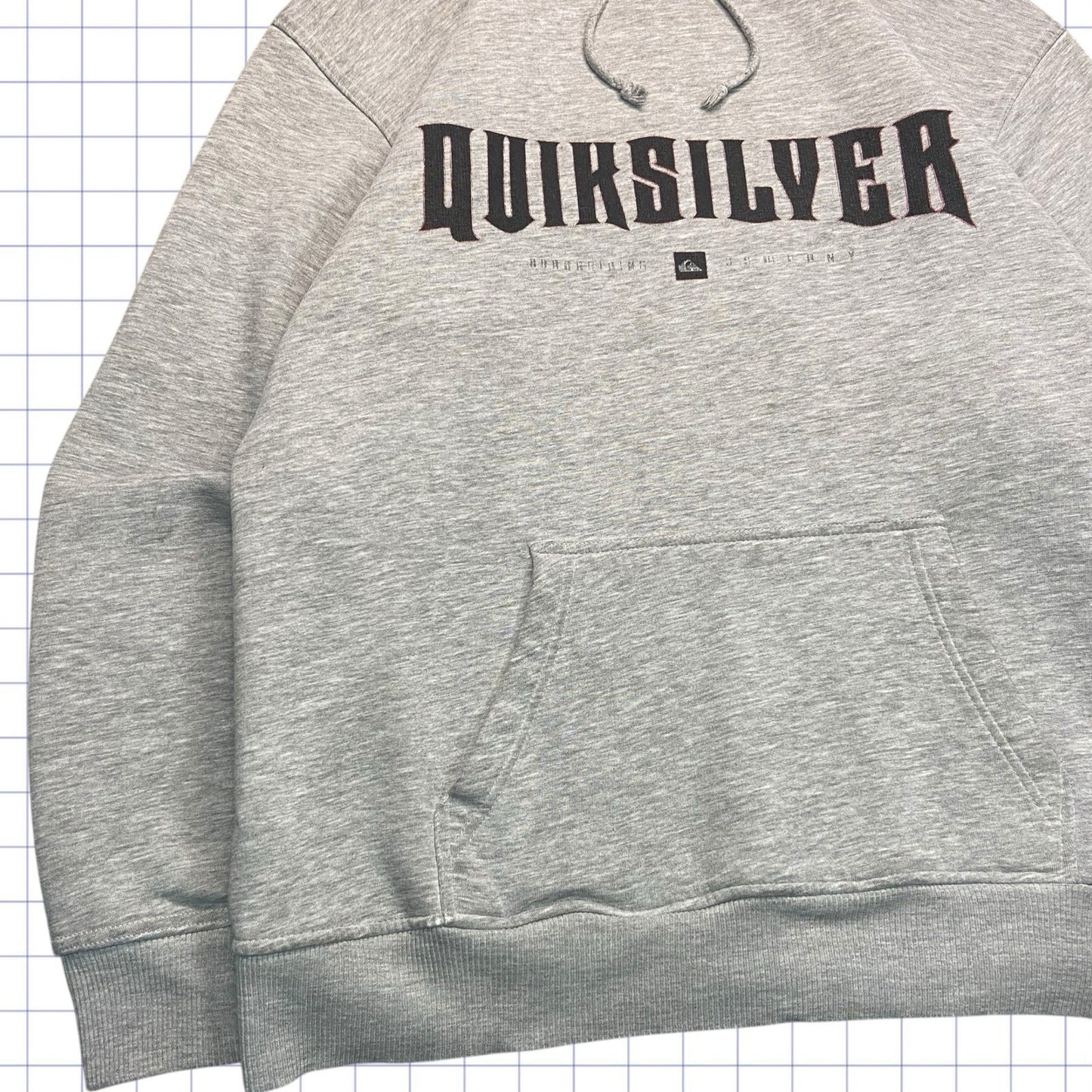 Vintage Quiksilver Spellout Hoodie - L/XL