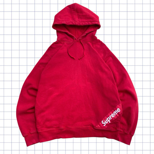 Supreme Corner Logo Hoodie - M