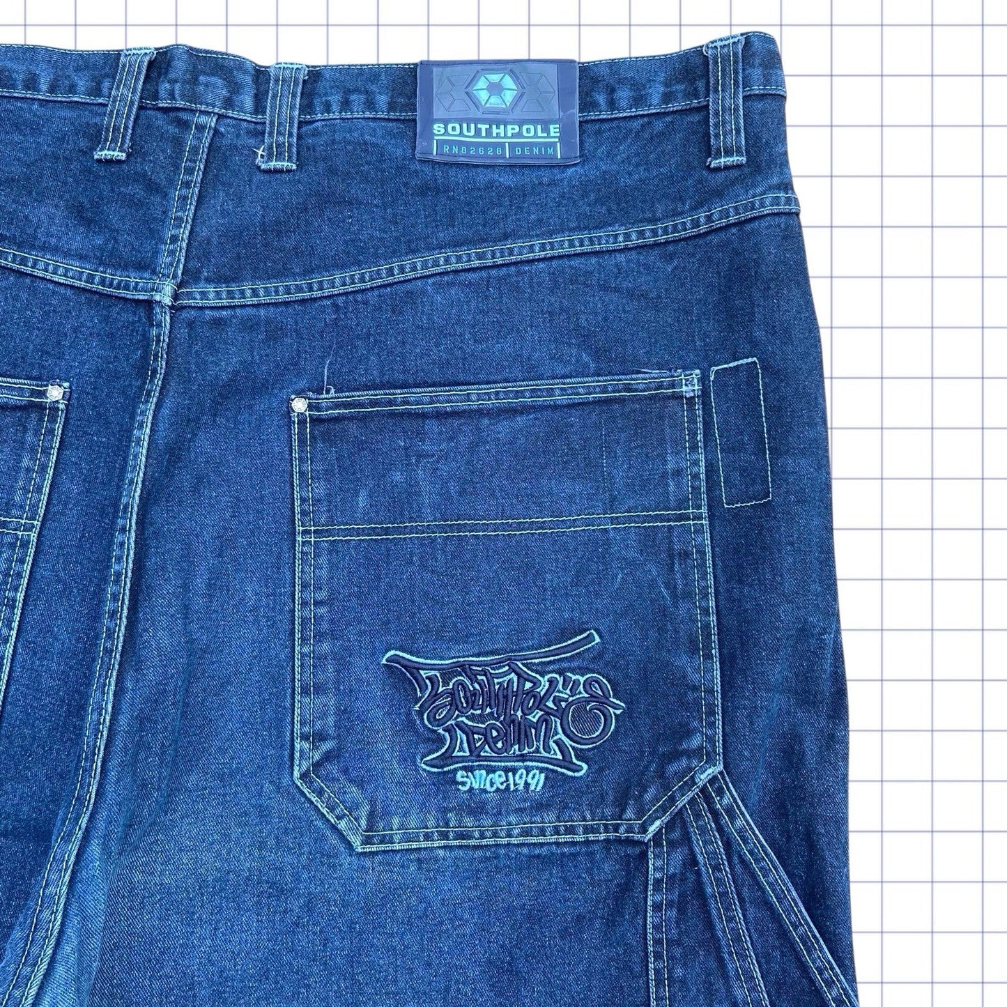 Vintage Southpole Spellout Jorts - 48W
