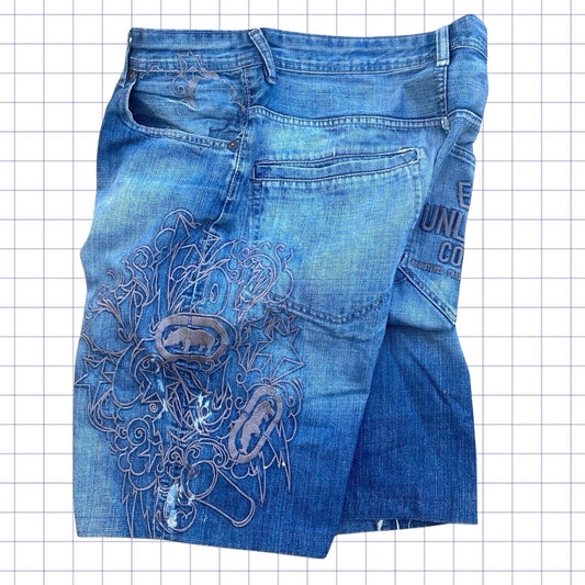 Vintage Ecko Unltd Embroidered Jorts - 33W