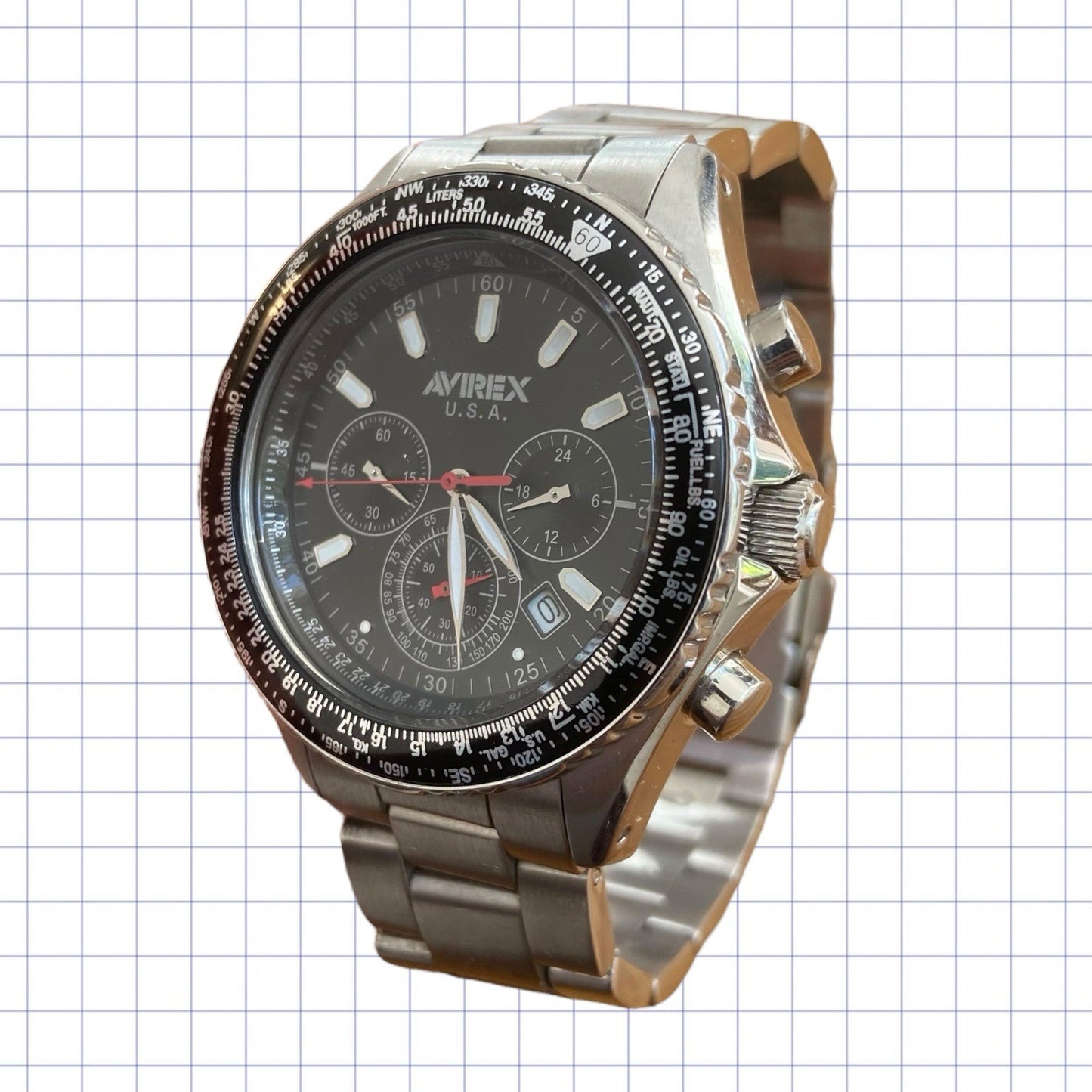 Vintage Avirex Chronograph Watch