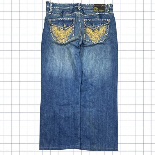 Y2K Studded Jeans - XL