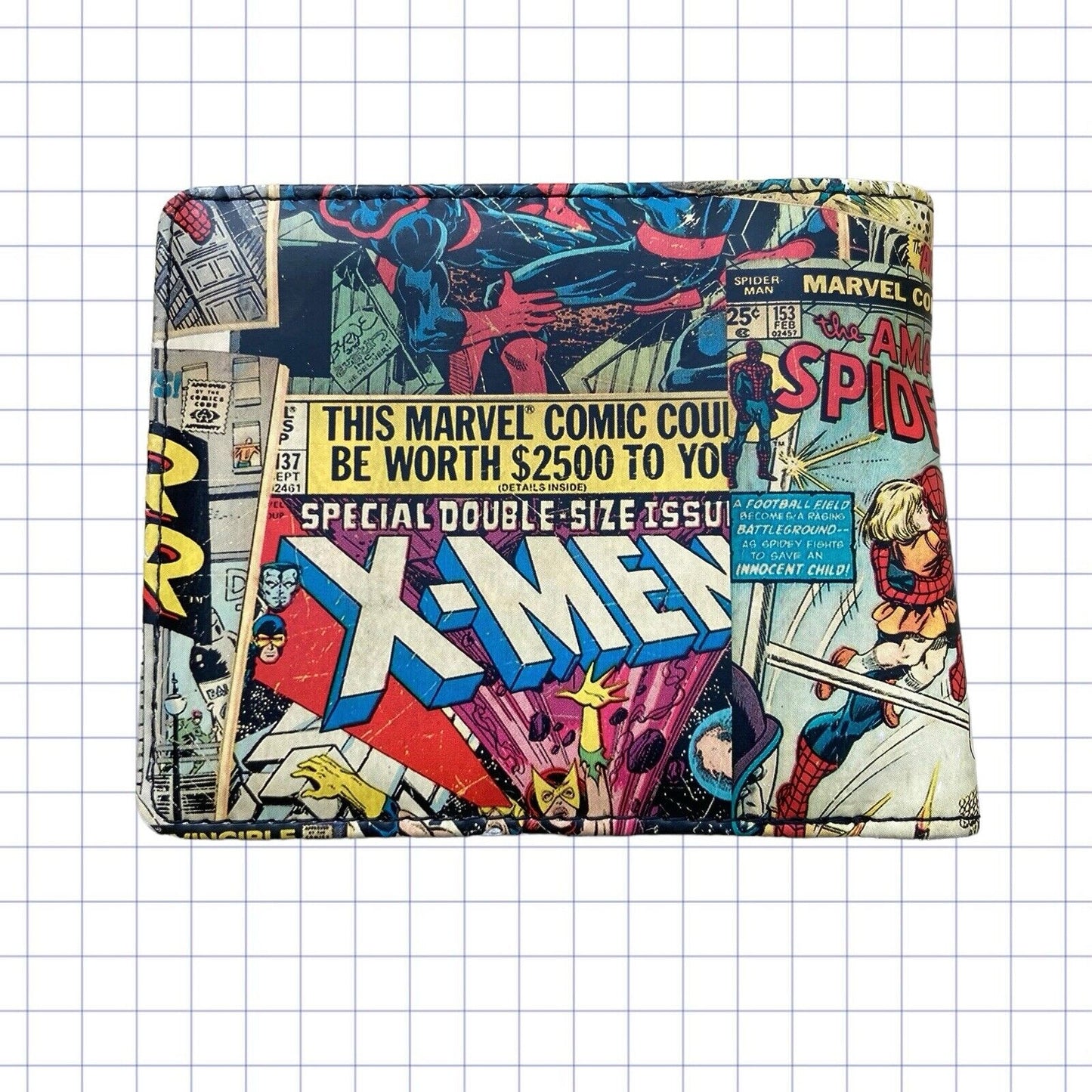 Vintage Marvel Silver Surfer, Spiderman & Xmen Wallet