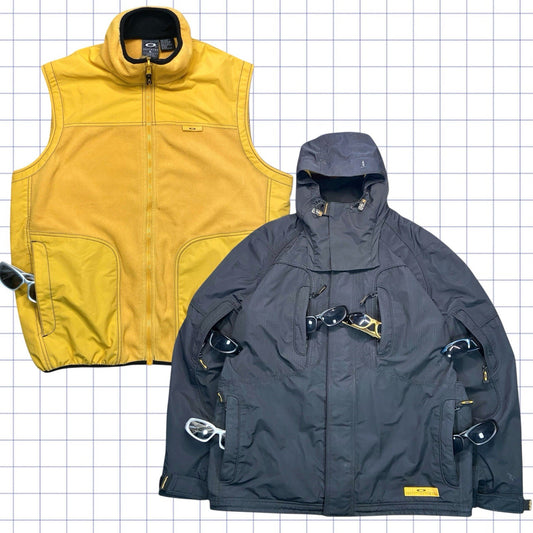 Vintage Oakley Software 2 In 1 Jacket - L