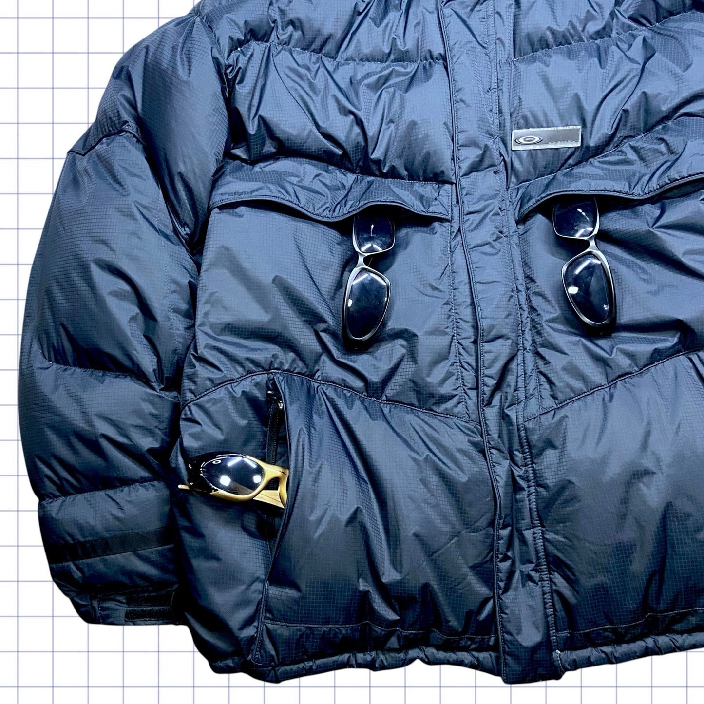 Vintage Oakley Software Down Fill Puffer Jacket - L