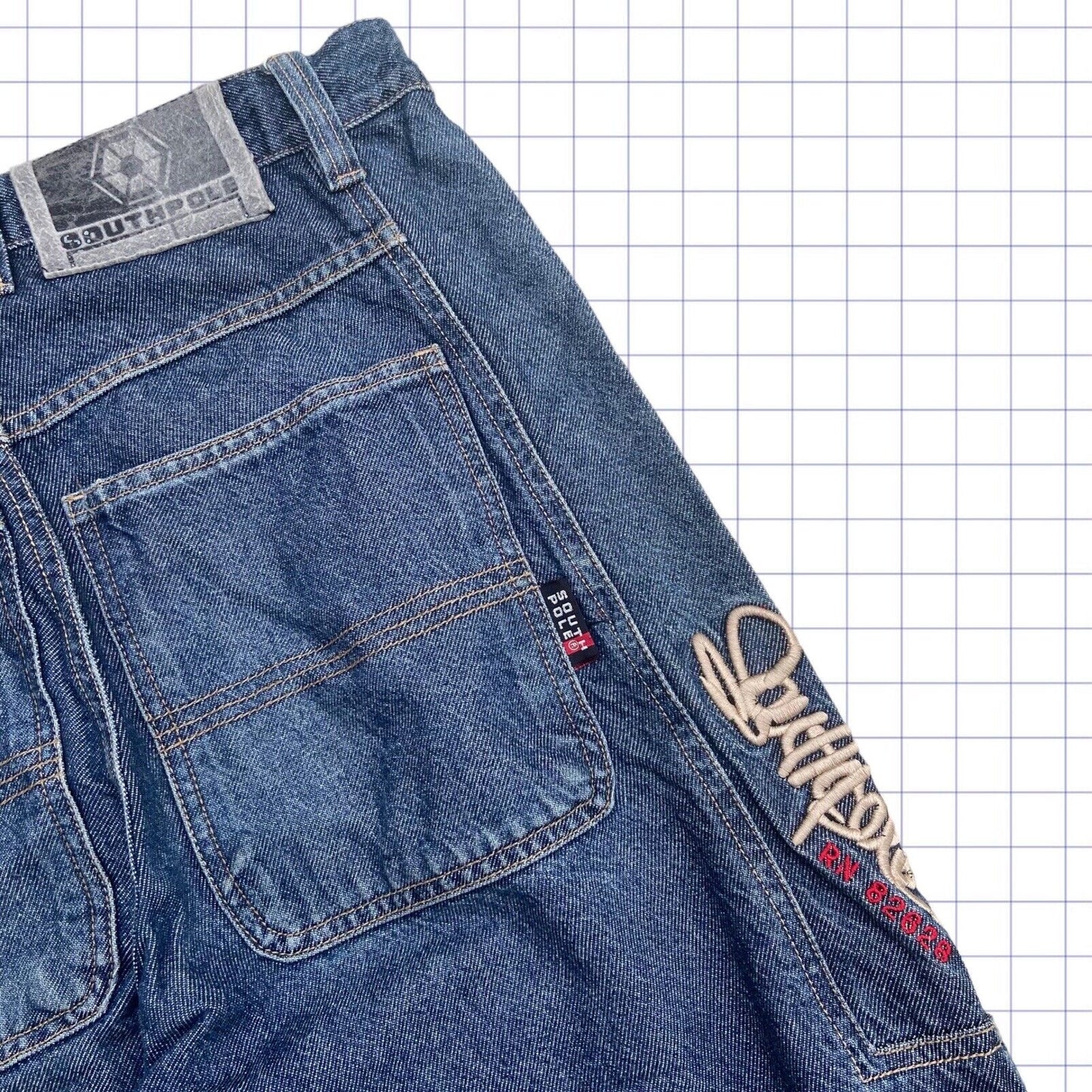 Vintage Southpole Spellout Jeans - 31W 28L