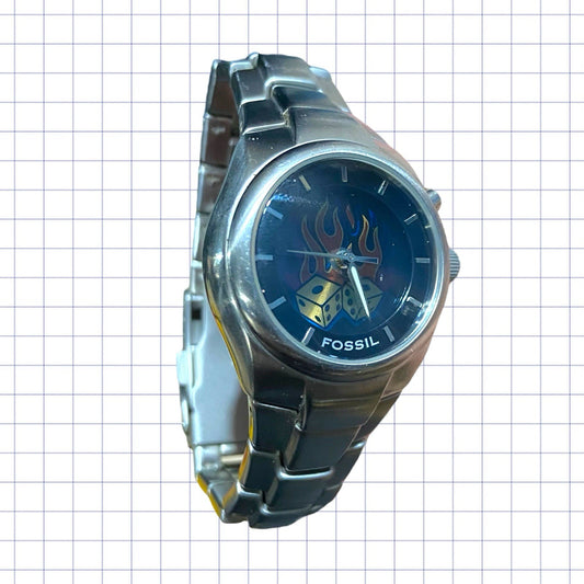 Fossil Flaming Dice Big Tic Watch