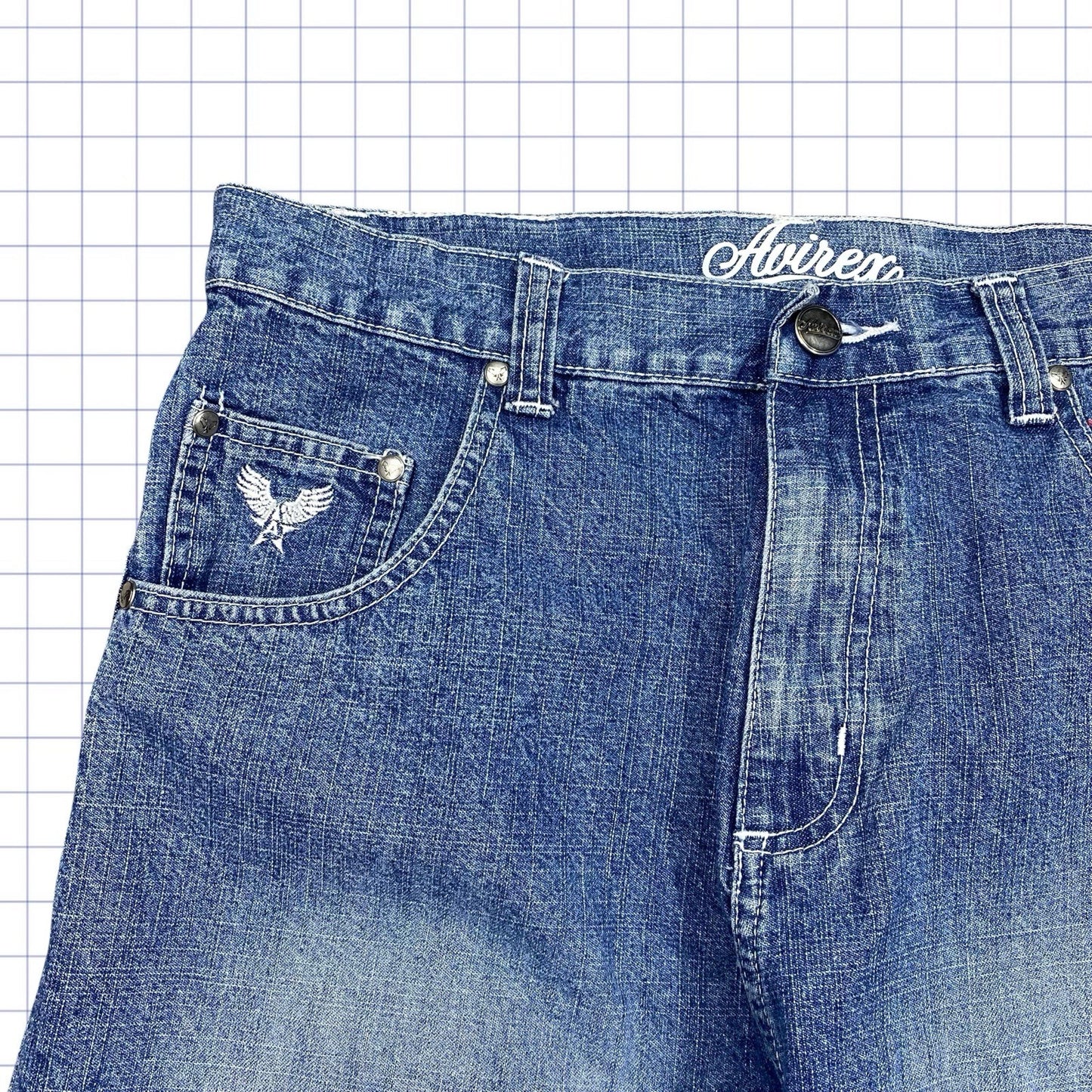 Vintage 2000s Avirex Jorts -32W