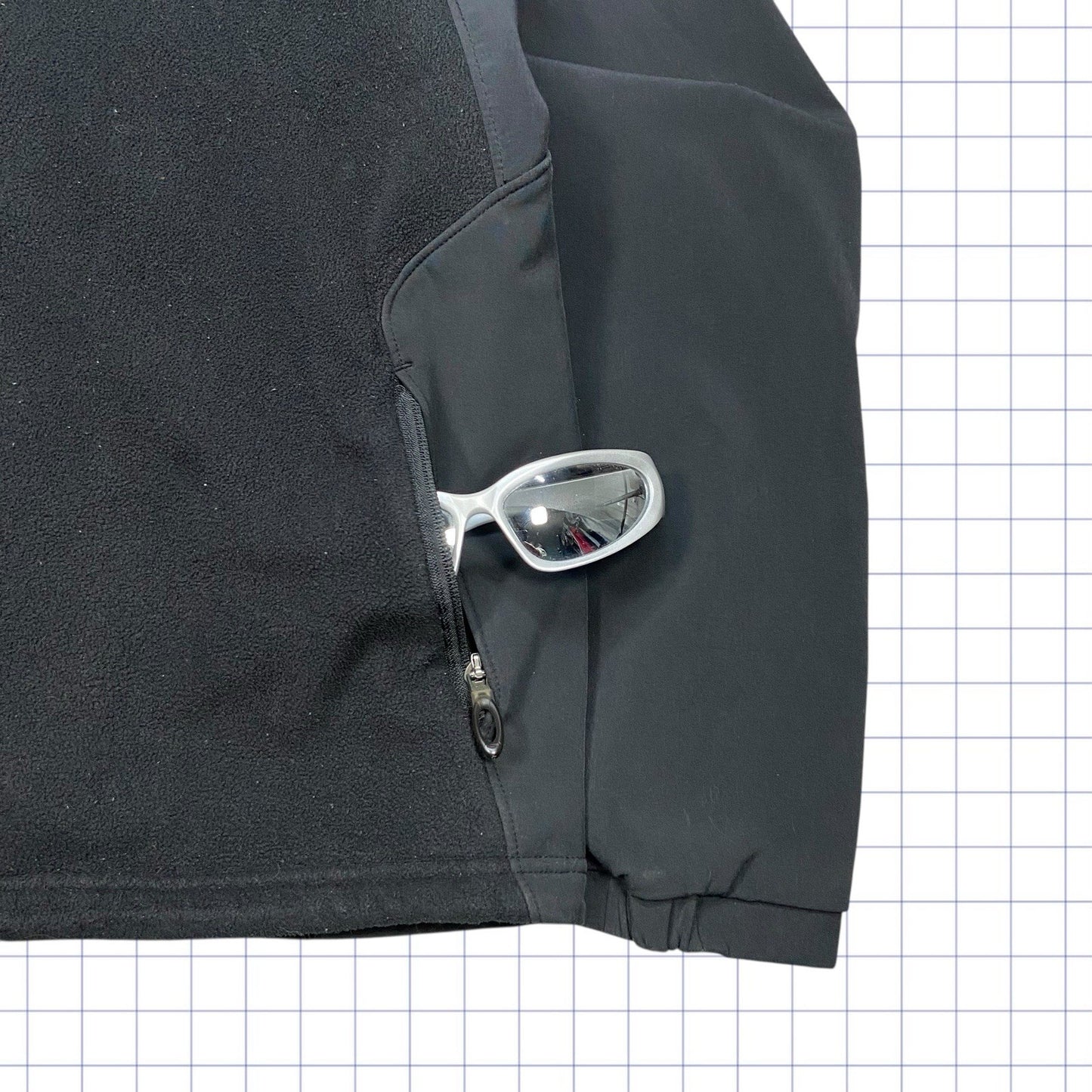 Y2K Oakley Hooded Fleece Jacket - M/L