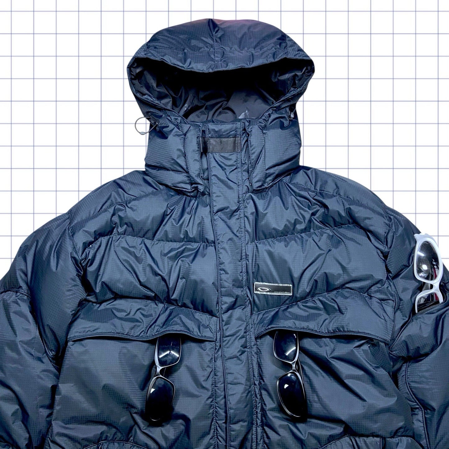 Vintage Oakley Software Down Fill Puffer Jacket - L