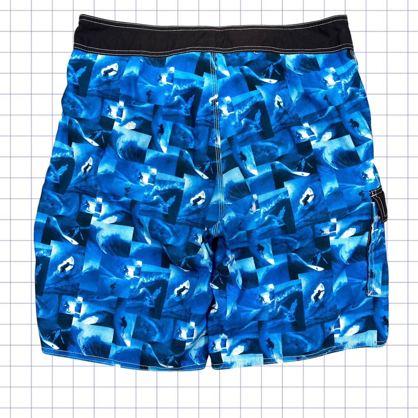 Y2K Quiksilver Patterned Shorts - 32W