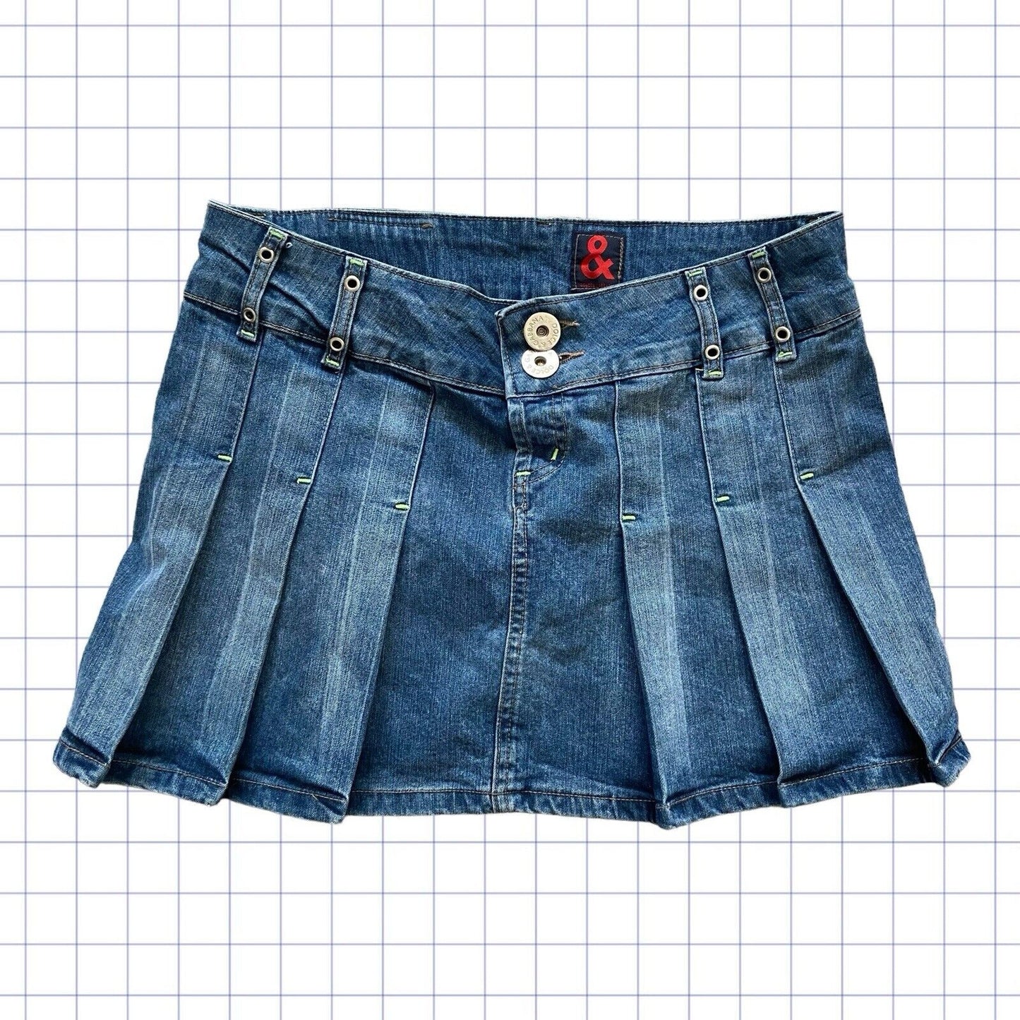 Dolce & Gabbana D&G Denim Mini Skirt - 32W