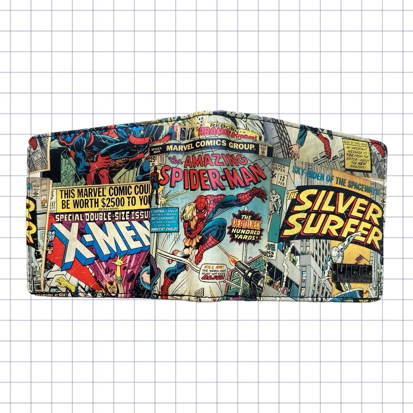 Vintage Marvel Silver Surfer, Spiderman & Xmen Wallet