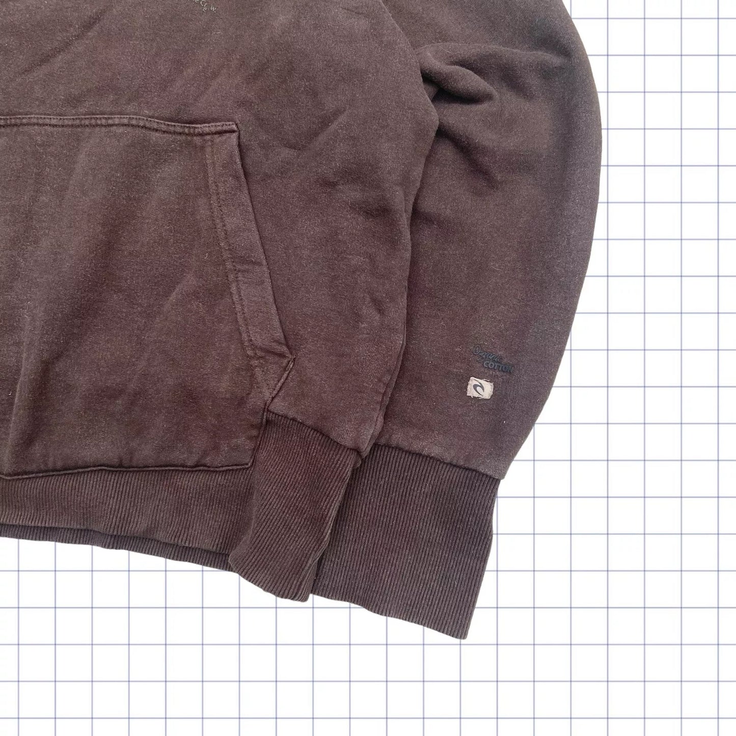 Vintage Ripcurl Planet Brown Hoodie - M/L