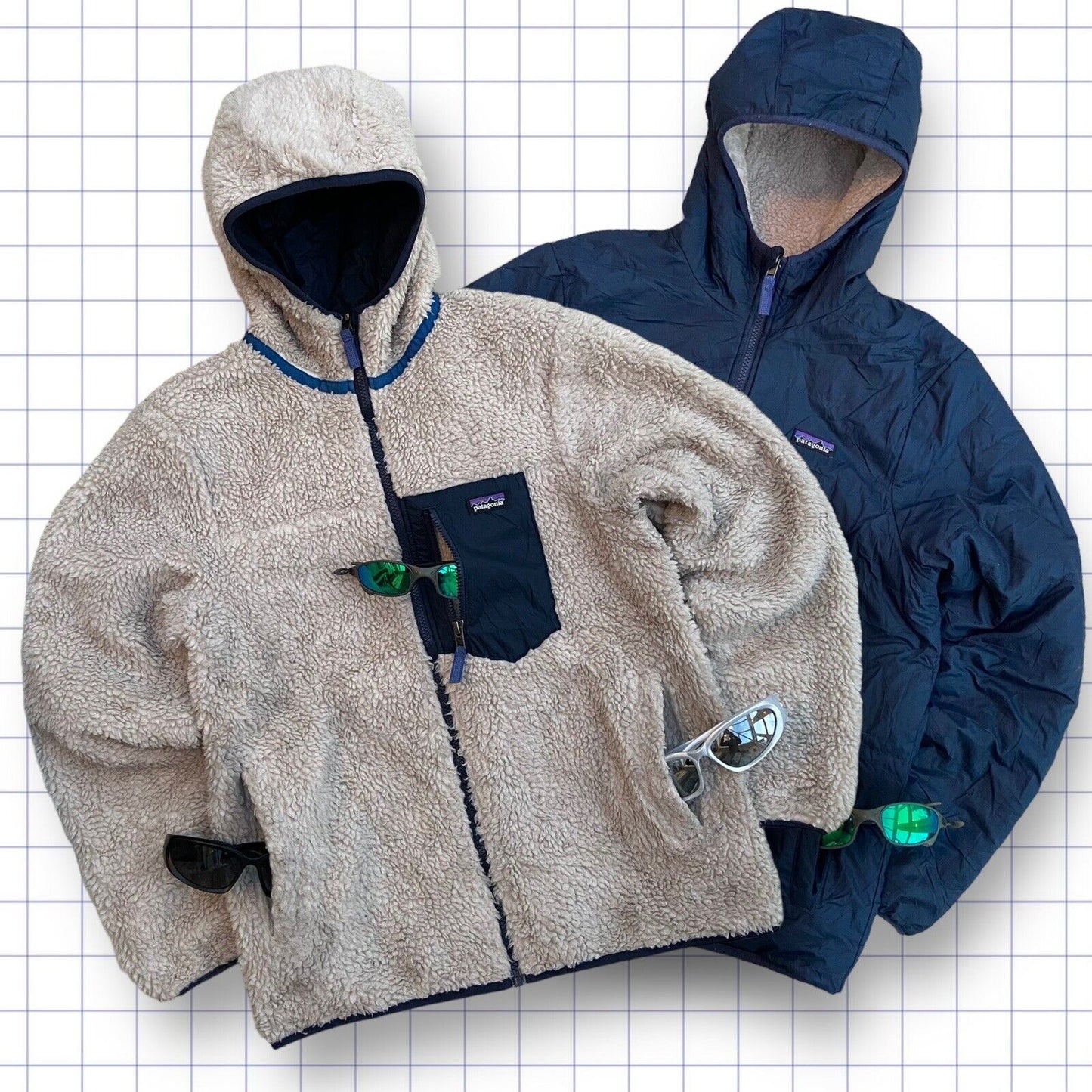 Reversible Patagonia Ninja Fleece - S