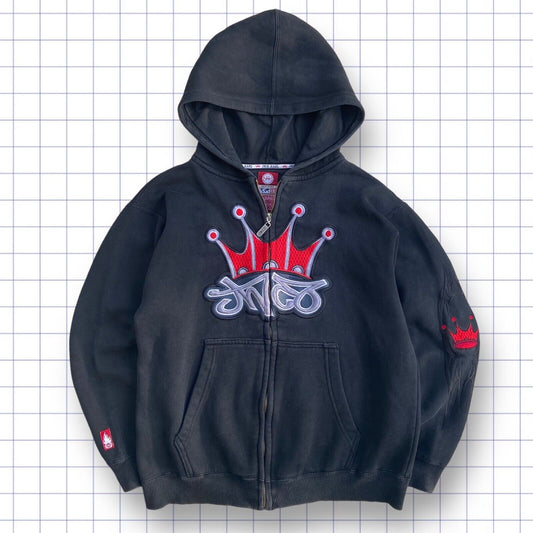 Rare JNCO Crown Zipup Hoodie - S