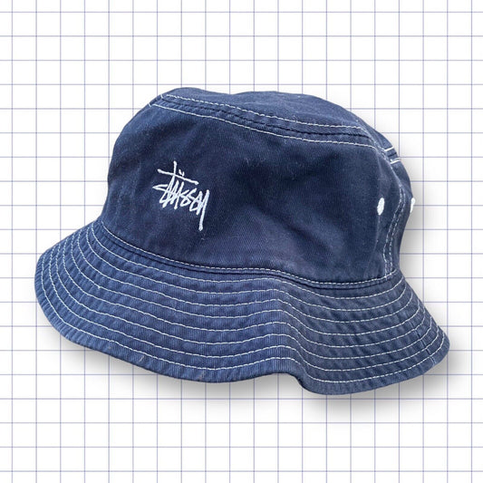 Vintage Stussy Spellout Bucket Hat