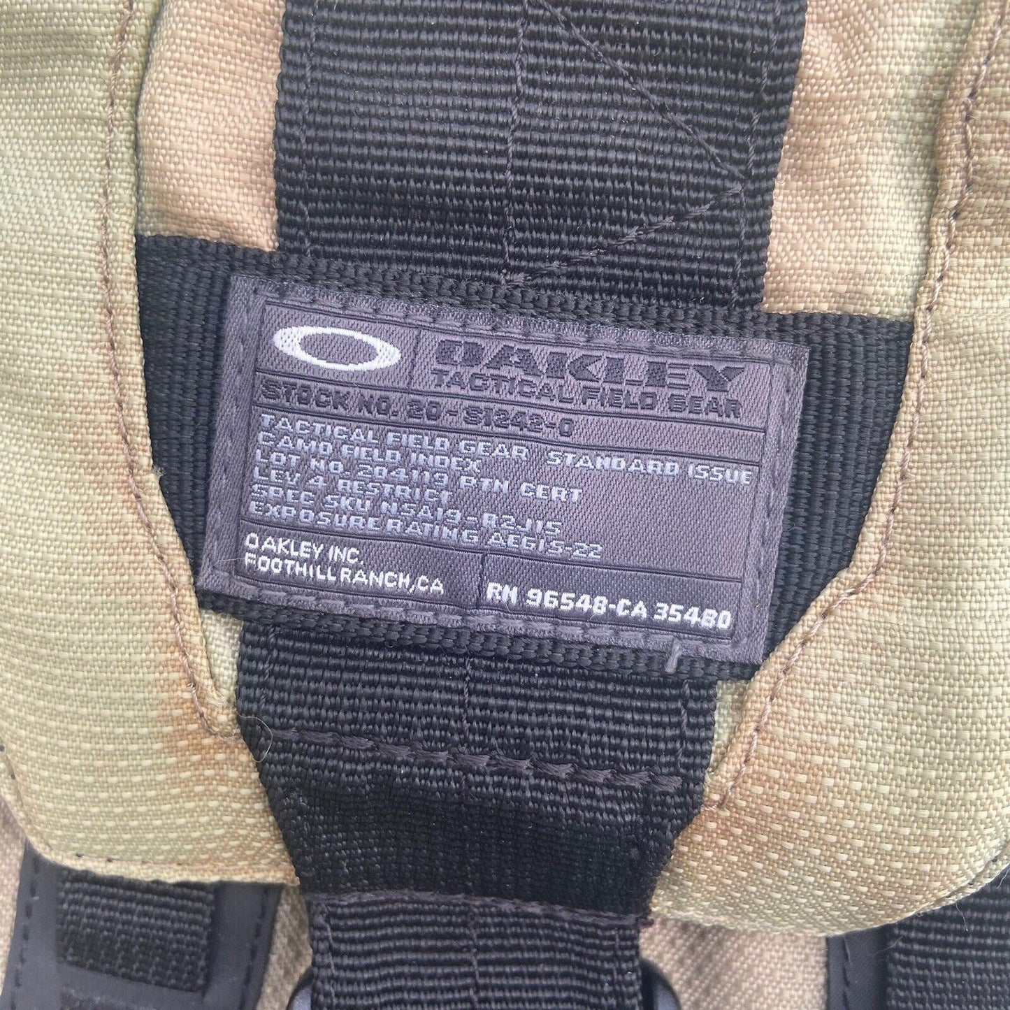 Rare 2006 Oakley Surf Pack 2.0 Desert Backpack