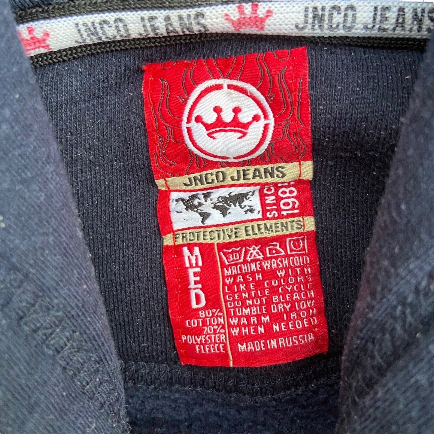 JNCO Rare Tribal Embroidered Hoodie - S/M