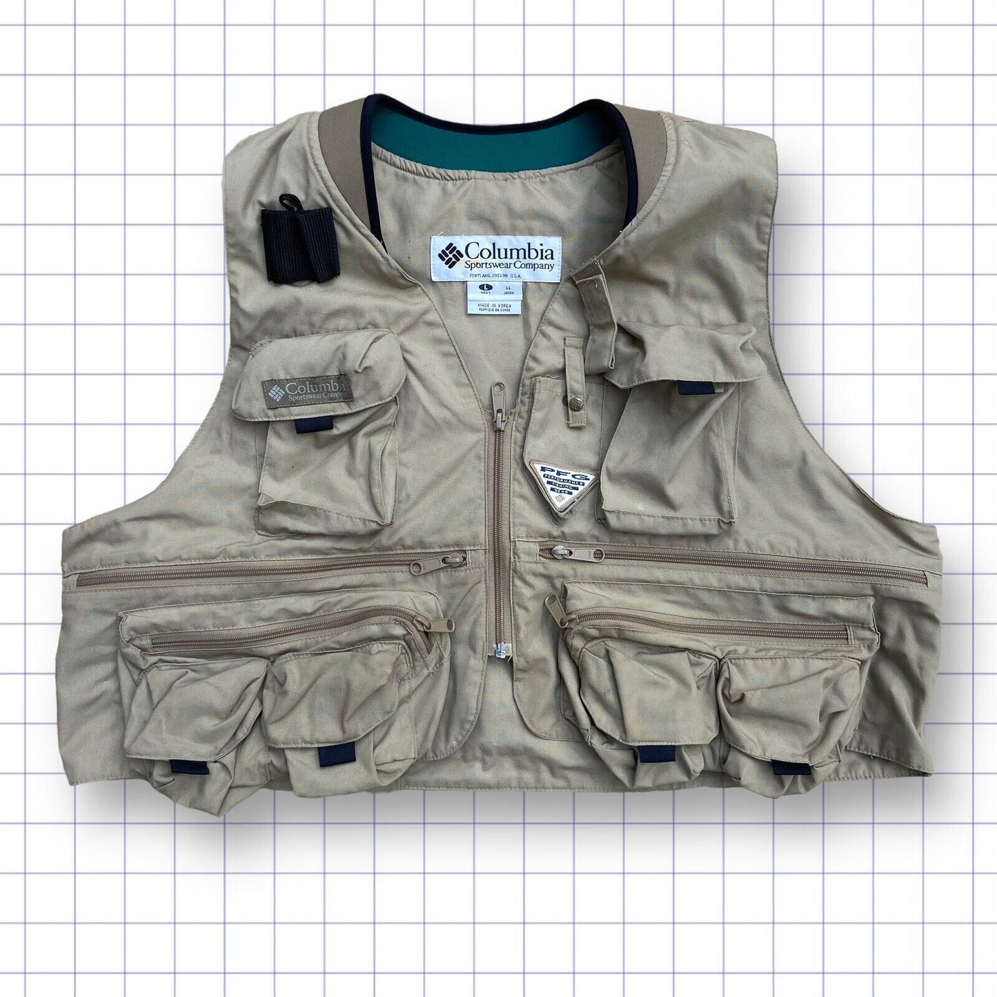 Vintage Columbia PFG Tactical Vest Large