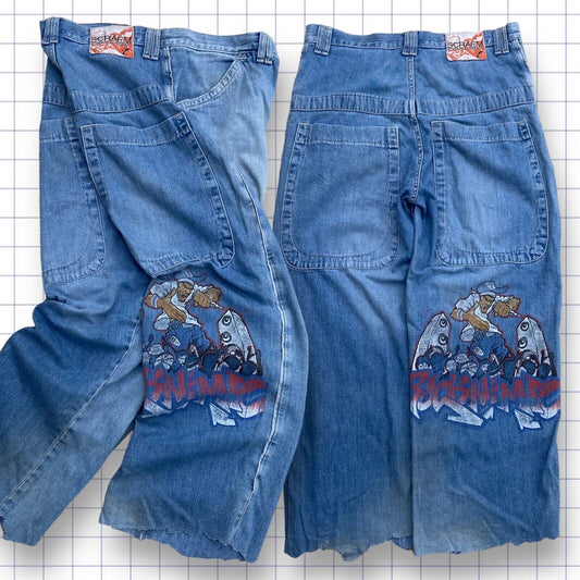 SCRAEM Street Equiptment Jeans 9(Jnco Style) - 34W 27L