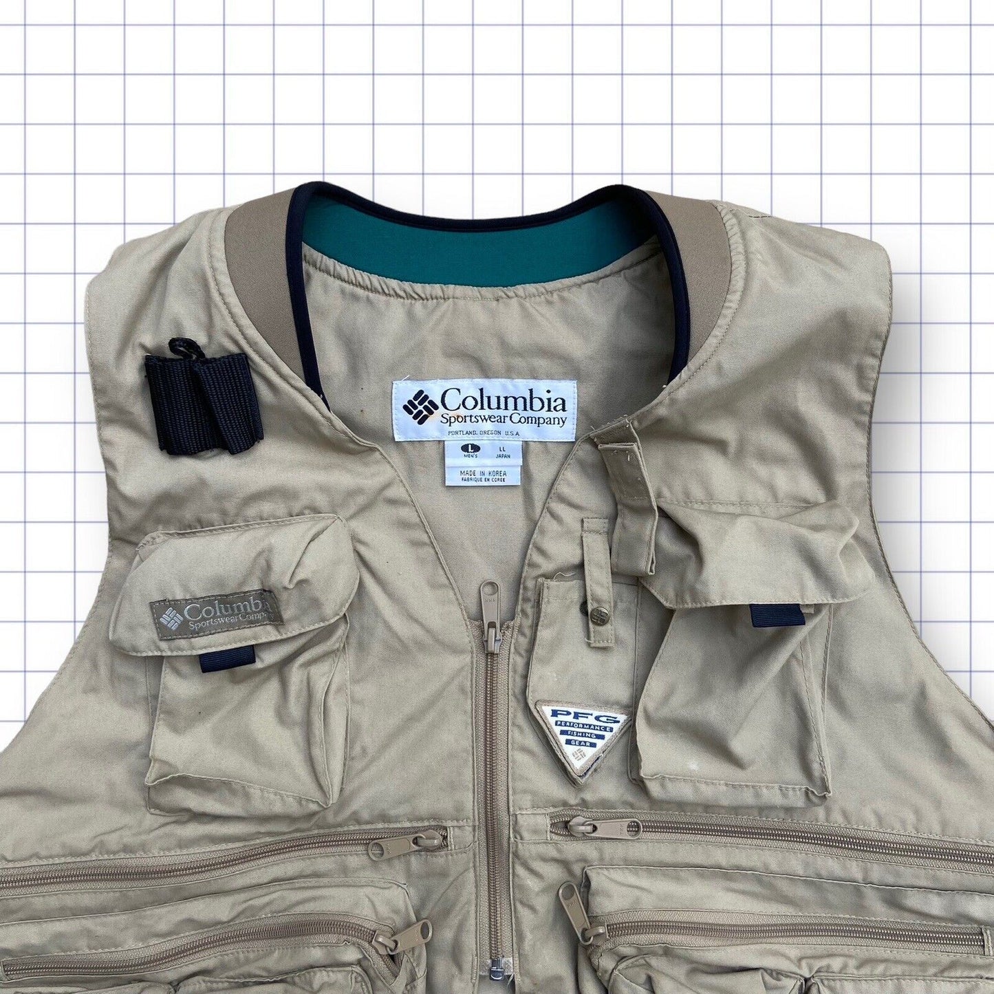 Vintage Columbia PFG Tactical Vest Large