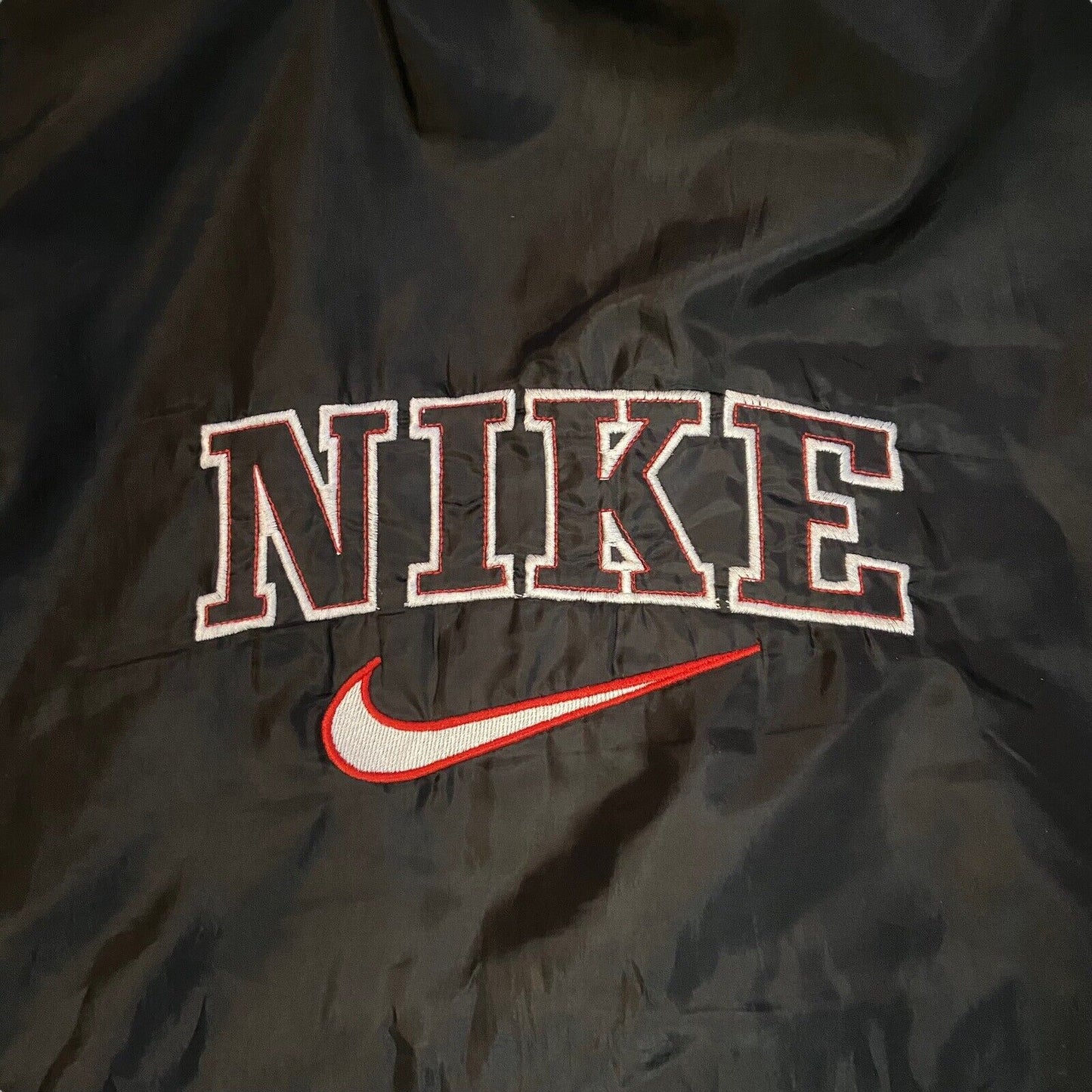 Vintage 90s Nike Premier Spell Out Jacket Black Size Xl