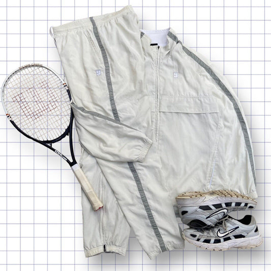 Vintage Nike Challenge Court Tennis Tracksuit  - White/Cream - Medium