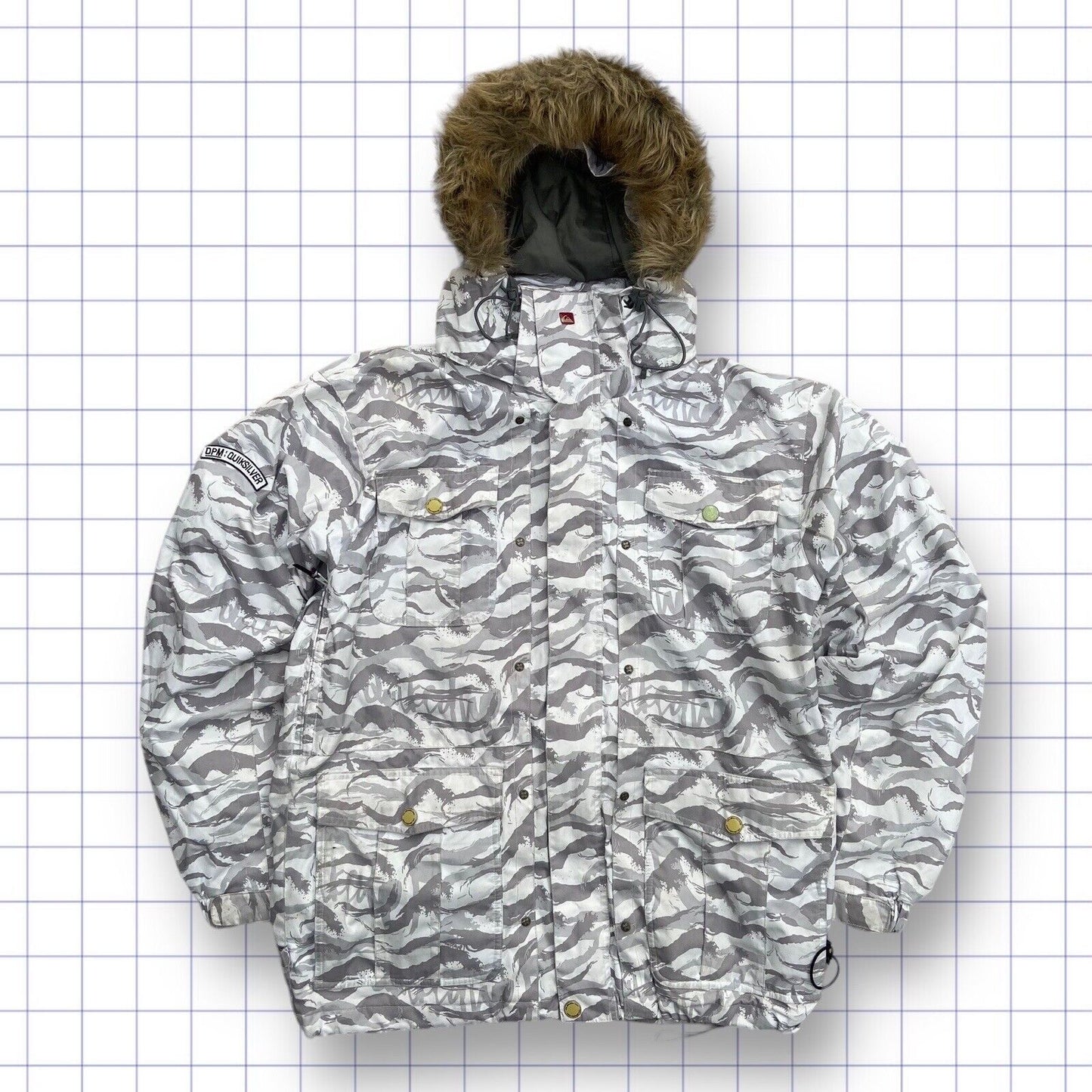 Vintage Snow Camo Quicksilver Jacket - S