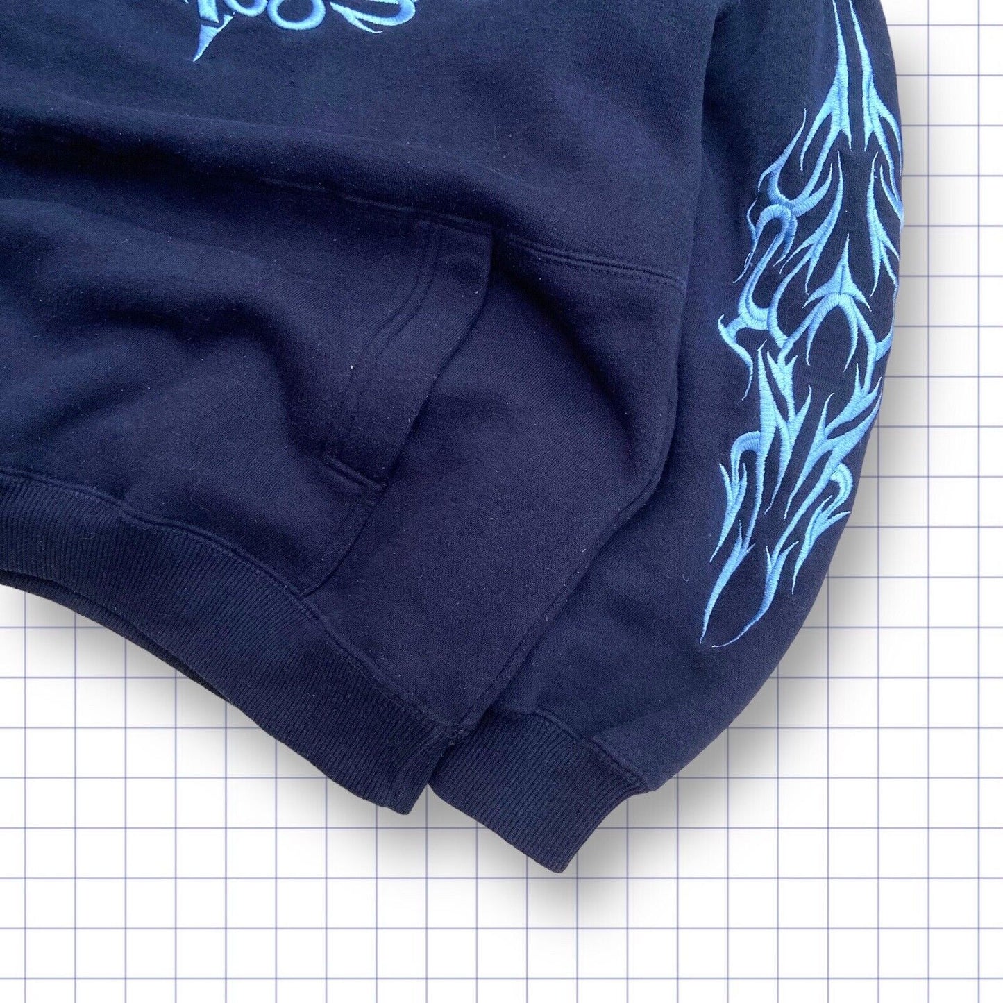 JNCO Rare Tribal Embroidered Hoodie - S/M