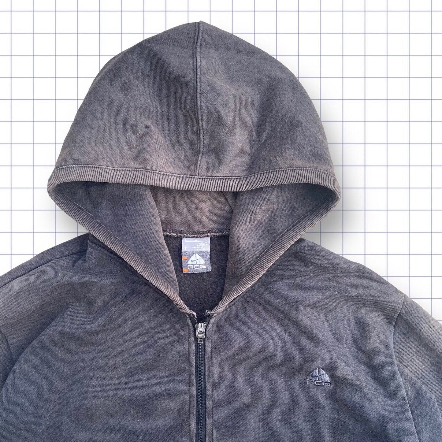 Black Nike Acg Zip Up Hoodie - M/L