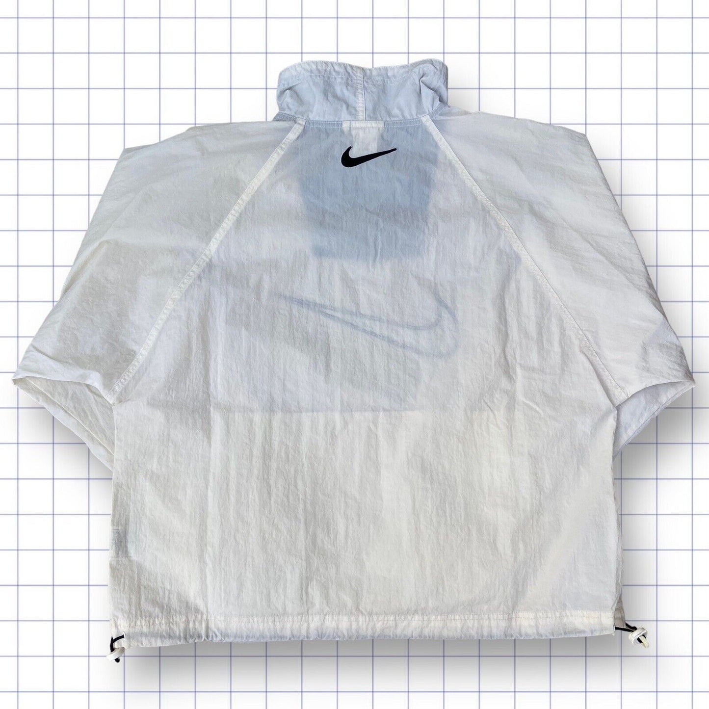 90’s Nike 1/4 Zip Up Cream Jacket/Windbreaker