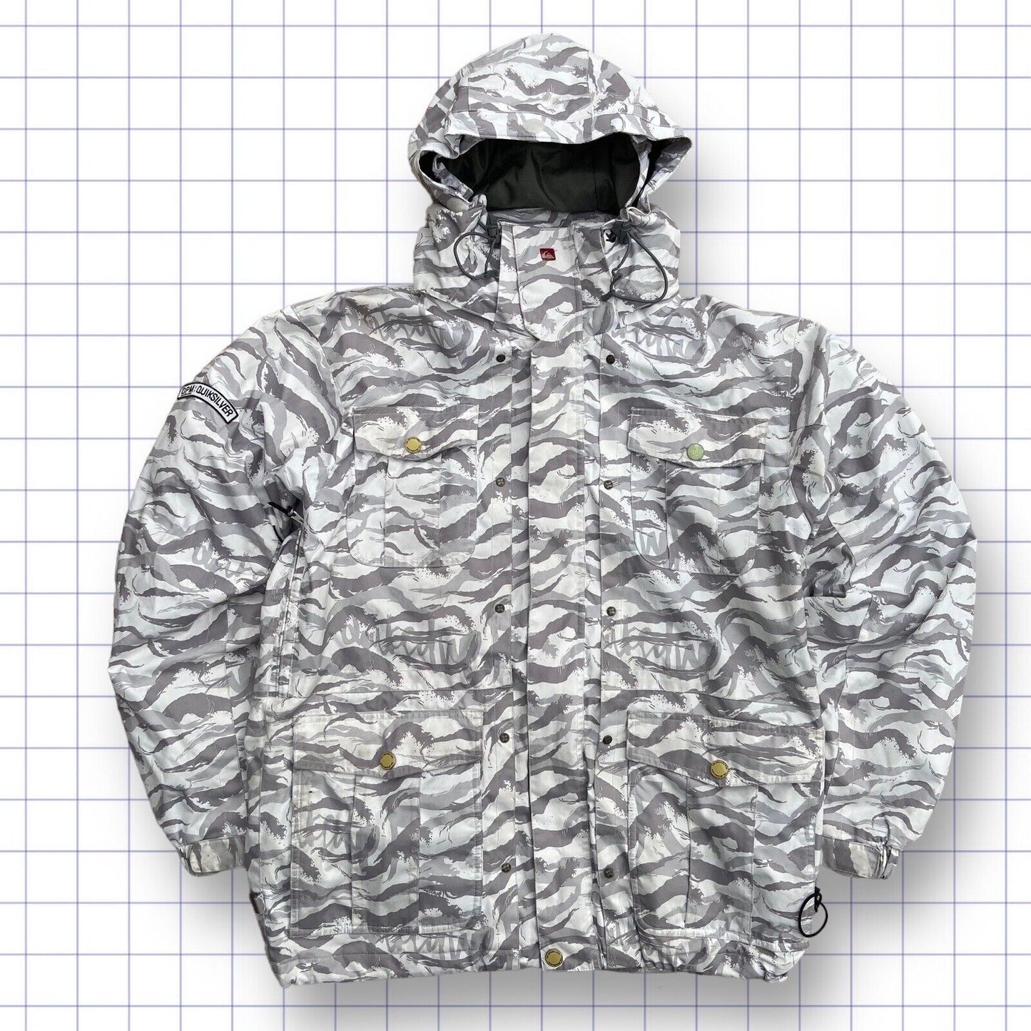 Vintage Snow Camo Quicksilver Jacket - S