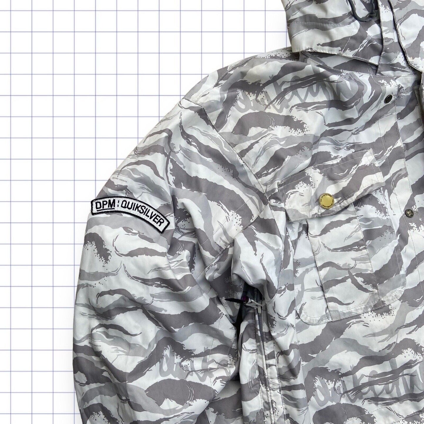 Vintage Snow Camo Quicksilver Jacket - S