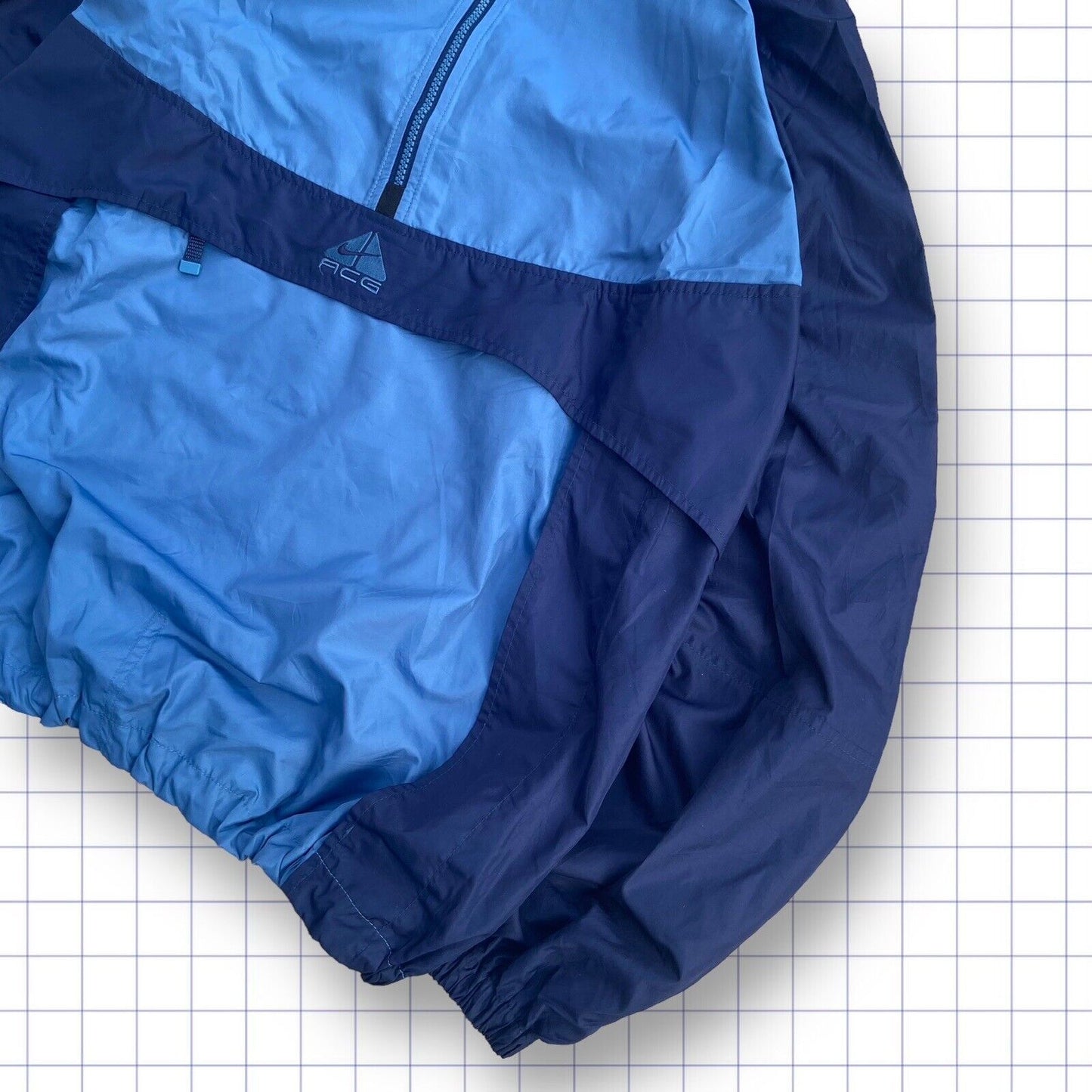 Rare Vintage 90’s 1/4th Zip Up Nike ACG Packable Windbreaker Jacket - XL